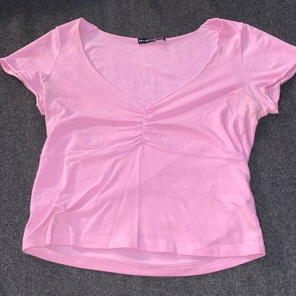 Brandy Melville Tops - pink brandy melville top!!